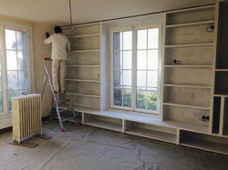 NOGENT 24 - Mise en peinture 1ere impression bibliothèque