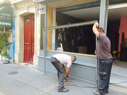 WELWITSCH Rue du Chemin Vert 10 - Pose nouvelle devanture
