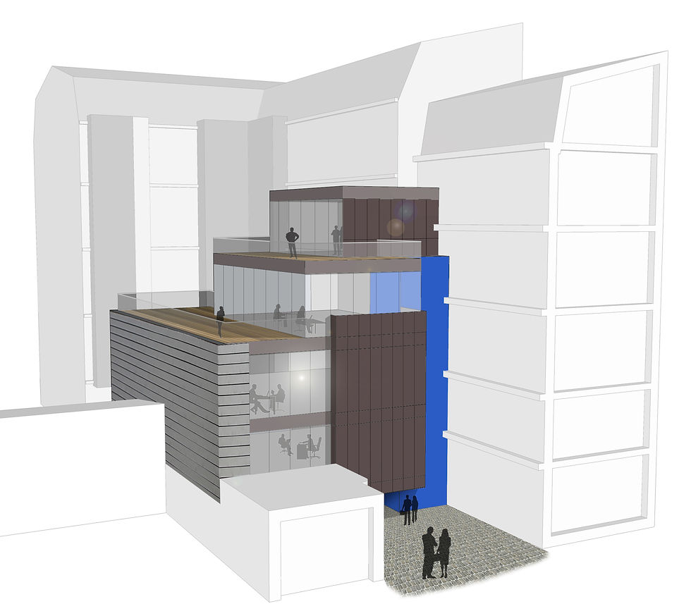 Visuel 3D depuis rue Vezelay