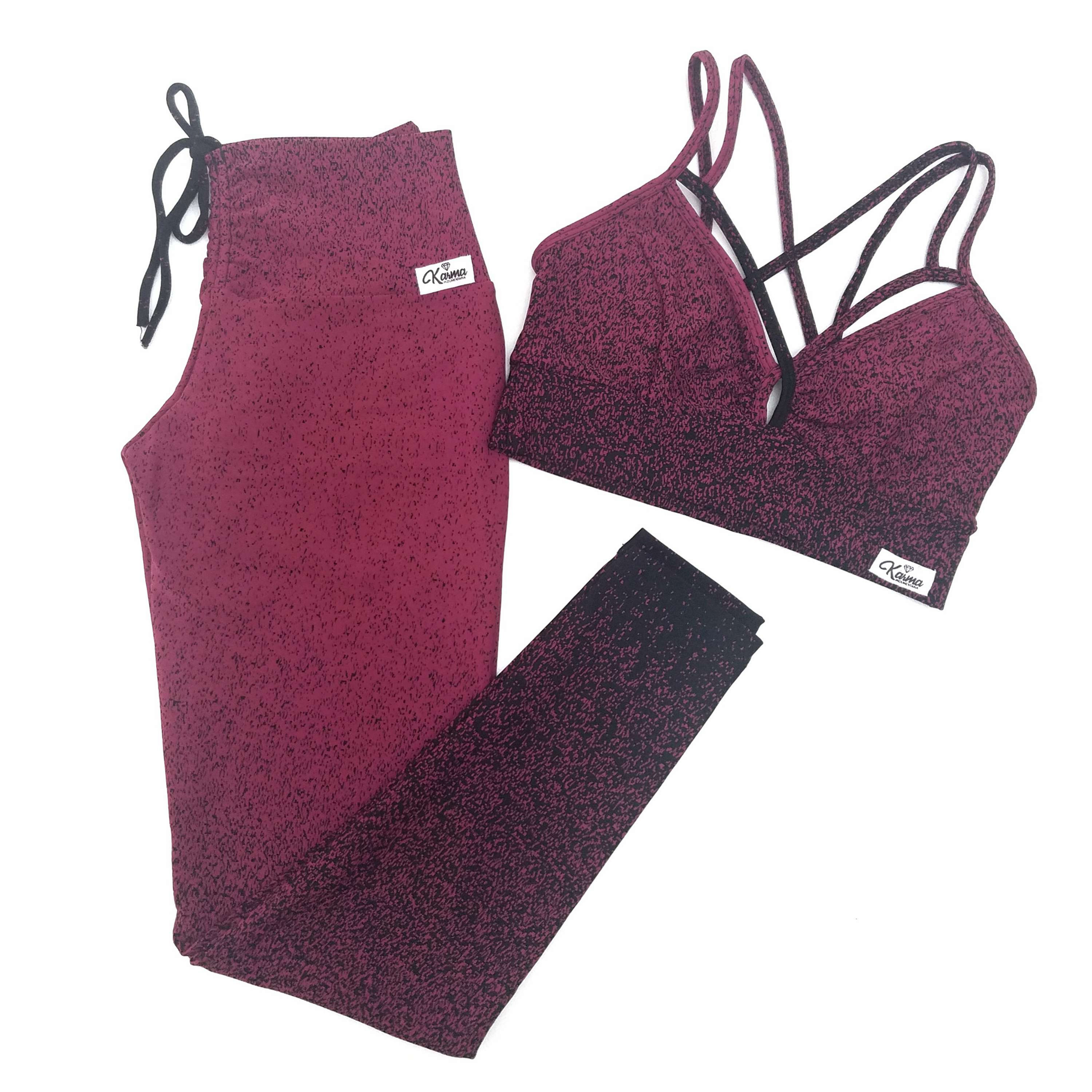 Conjunto calza y top cherry