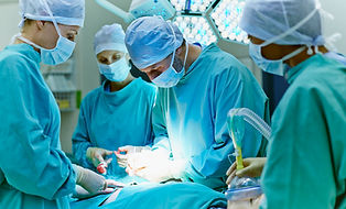 Image of doctors performing surgery