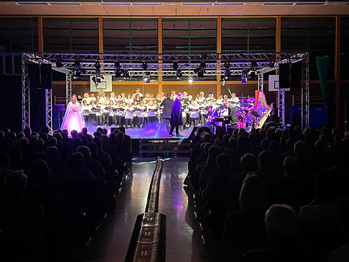 Bühne für einen Konzertabend