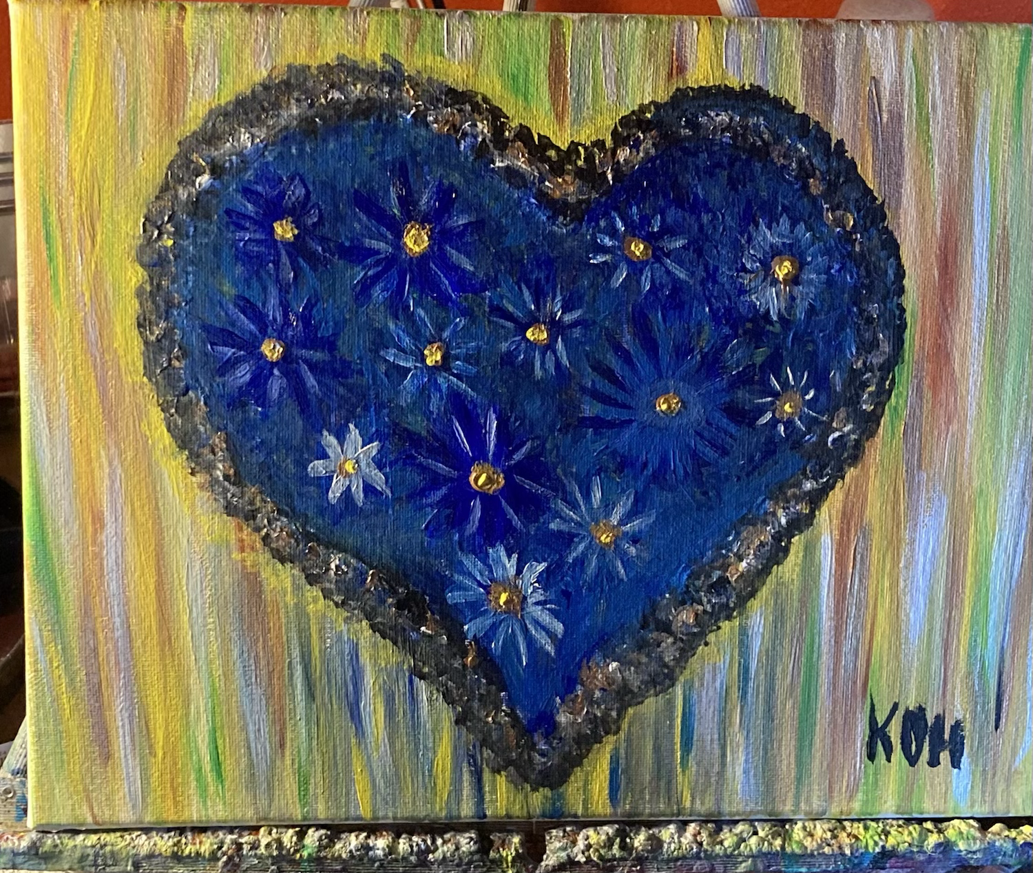 My heart sings the blues