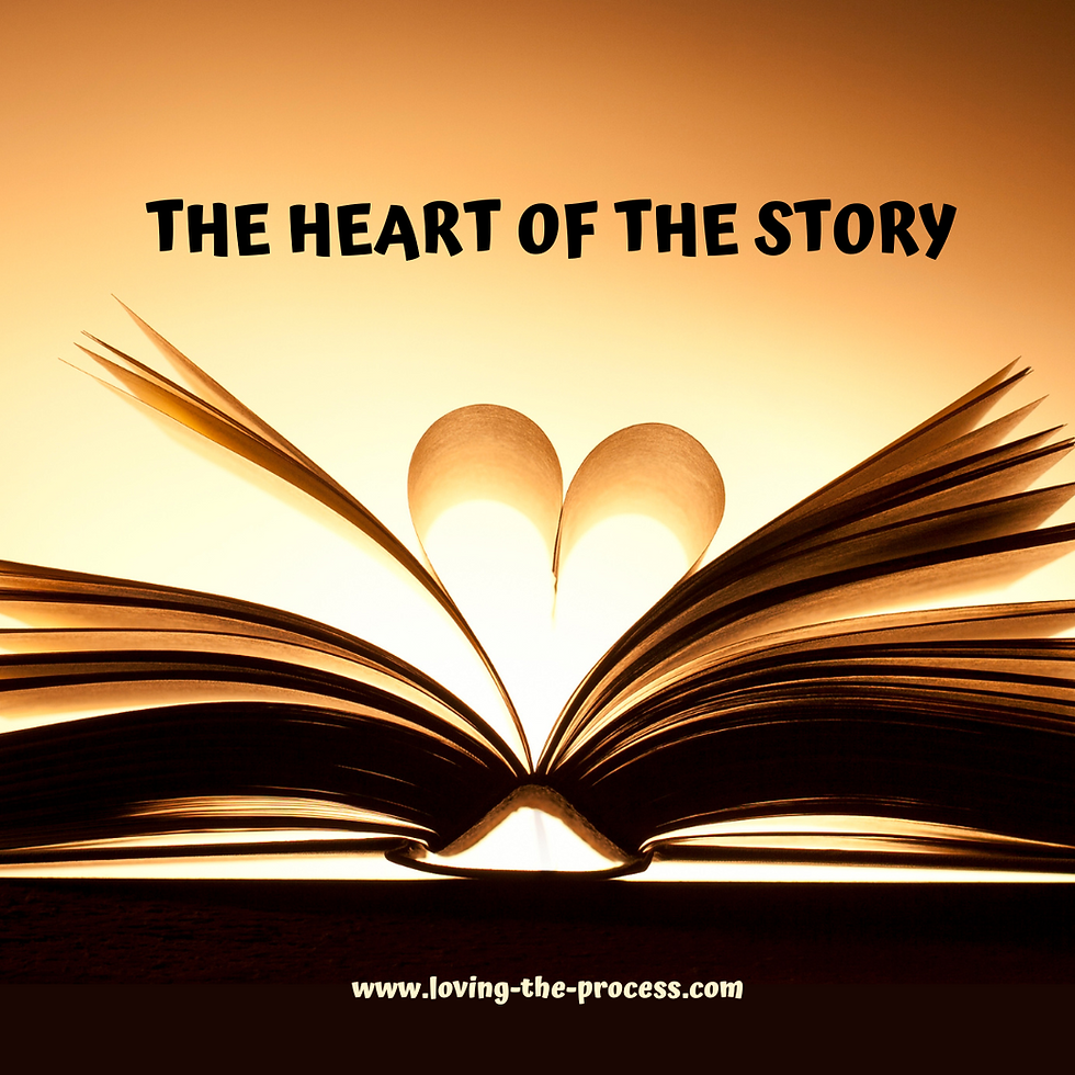 A heart inside a book