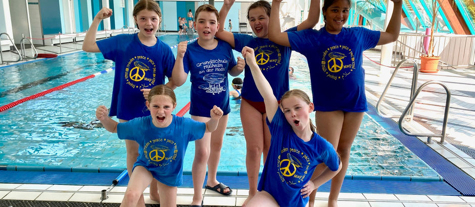GS Mülheim erreicht den 2. Platz beim Schwimmturnier