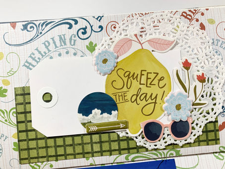 Squeeze The Day - Traveler's Notebook Process | Montana TN - Summer of Stories