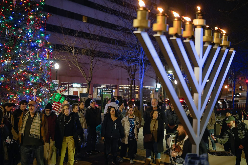 Menorah at Triangle Park