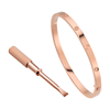 Thumbnail: European and American Trend Anti-allergic Stainless Steel Bracelet for Lovers Pe