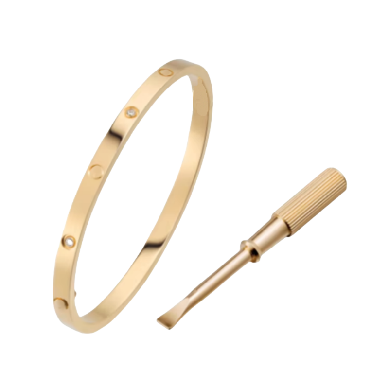 Thumbnail: European and American Trend Anti-allergic Stainless Steel Bracelet for Lovers Pe