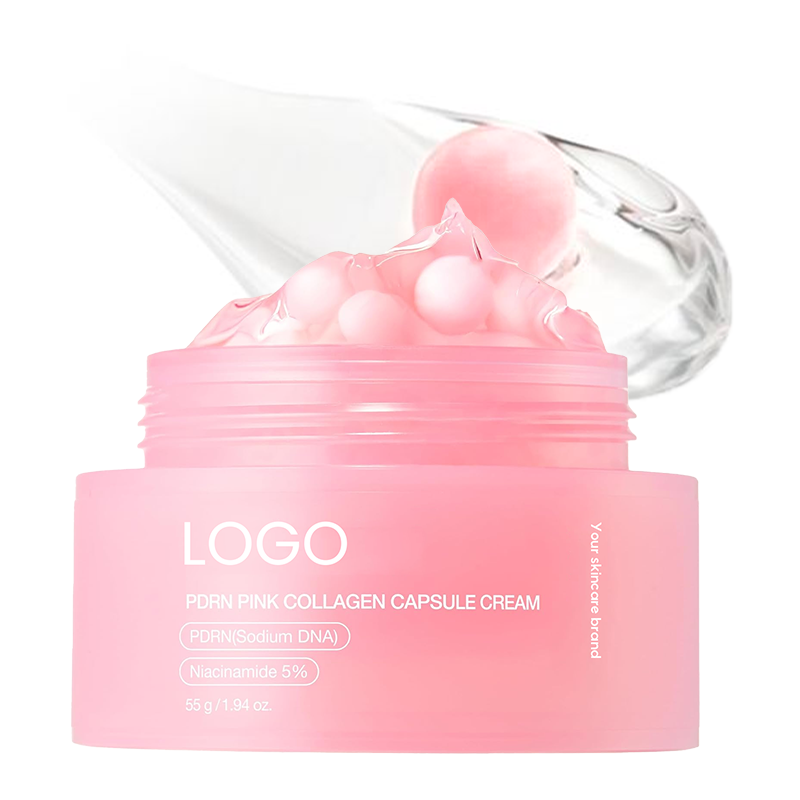 Thumbnail: medicube Salmon DNA Pink Collagen Capsule Cream Face Moisturizer Lightweight Moi