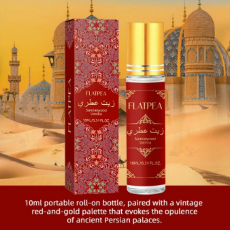 Thumbnail: 10ml Long-Lasting Arabian Perfume Rolling Ball Sandalwood Fragrance Luxury Easte