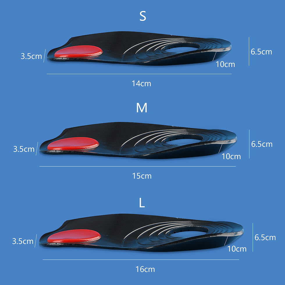 Thumbnail: Orthopedic Flat Feet Correction Heel Pain XO-Legs Orthotic Insoles for Arch Supp