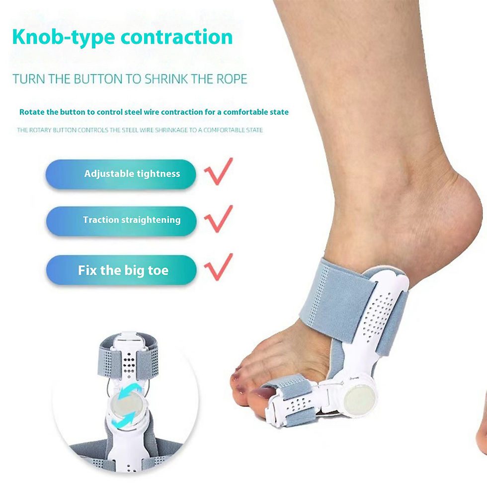 Thumbnail: Halux Valgus Bunion Corrector Foot for Toes Separator Unisex Valgus Adjustable T