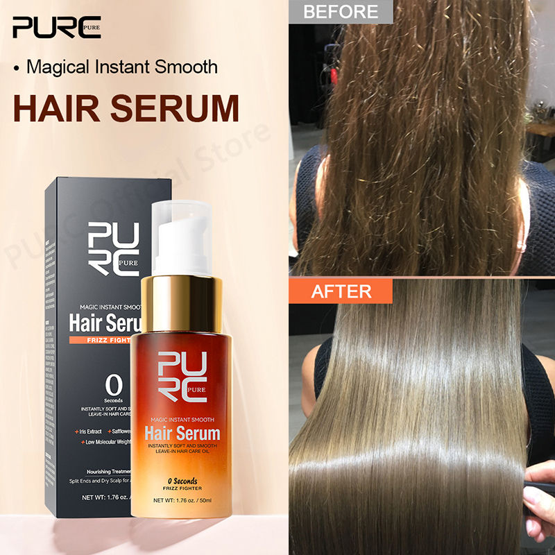 PURC Magic Smoothing Hair Oil Repair Damaged Frizz Hair Serum Instantly Soft Nou
