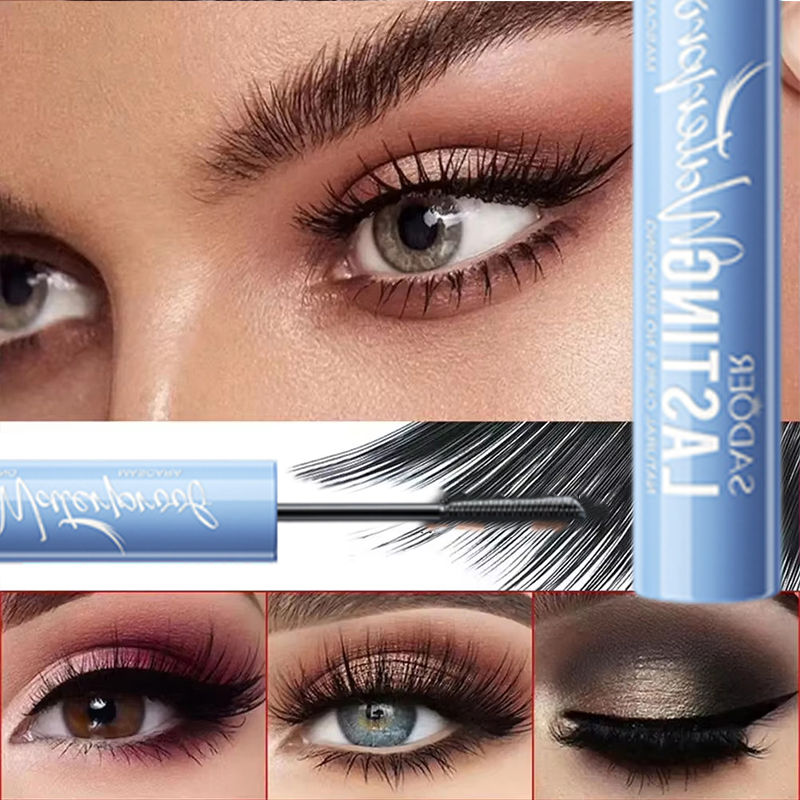 Thumbnail: 5D Waterproof Mascara Lengthening Eyelashes Women's Make-up Waterproof Mascara B