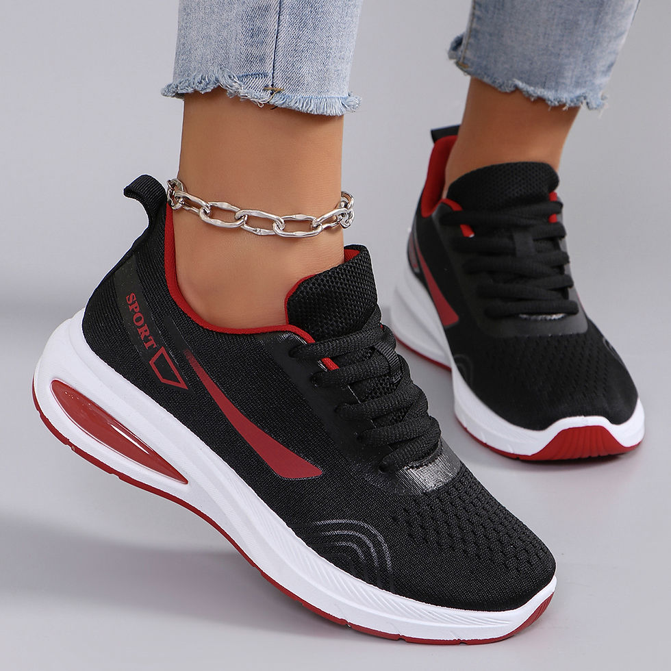 Thumbnail: Spring new women's sports shoes, fashionable, breathable, lightweight, non-slip,