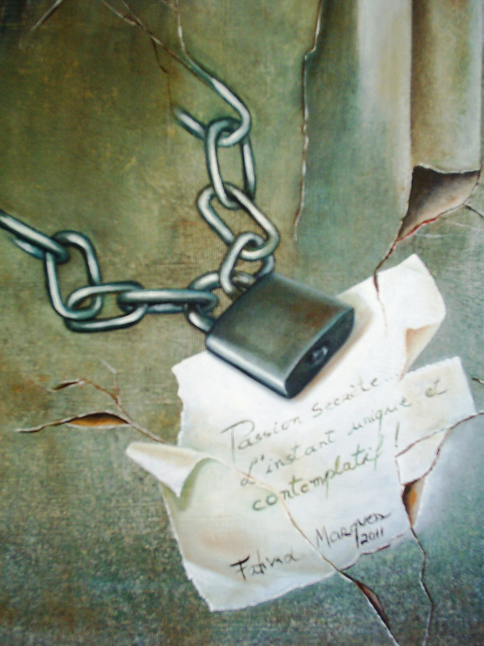Thumbnail: Title of work: "Passion secrète"