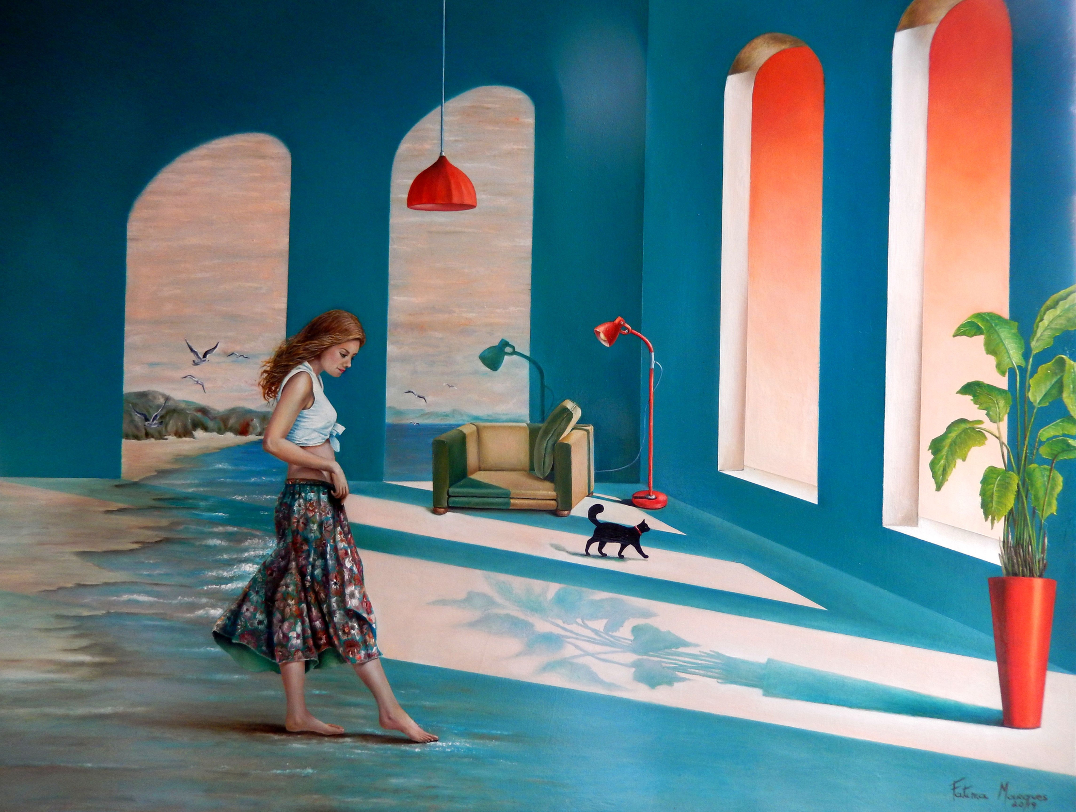 Título da obra: "Busca interior"