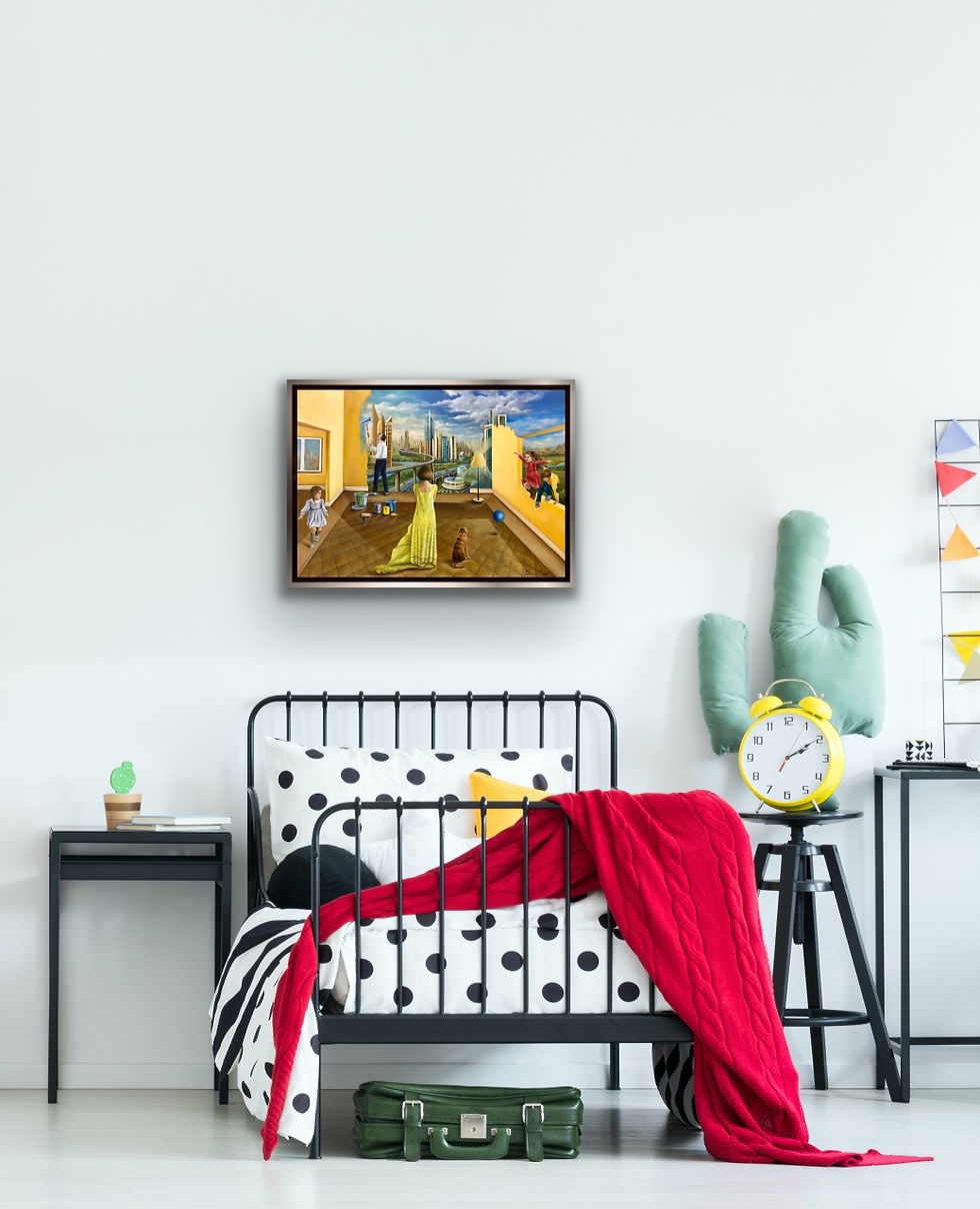 Miniatura: Título da obra: "Encontro com o futuro"