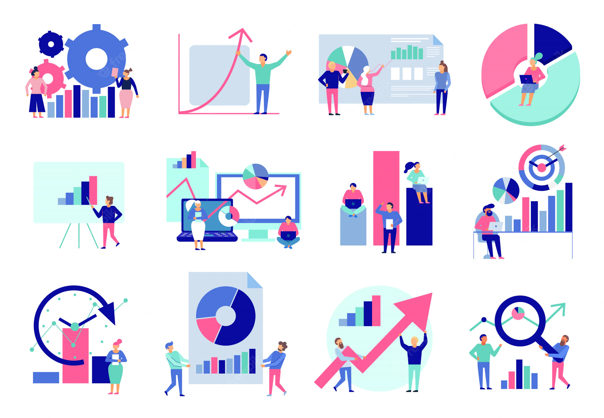 data-analytics-diagrams-graphic-results-presentation-analysis-tools-techniques-decision-ma