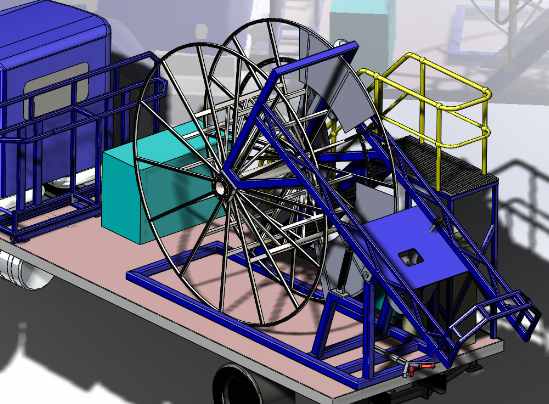 Pumping Rig with Reel Design
