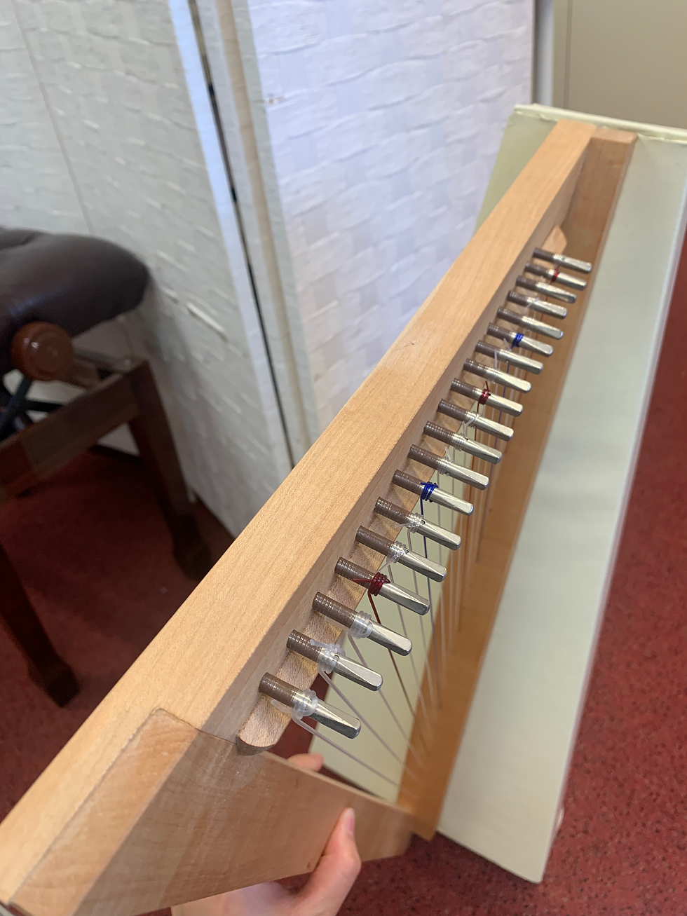 縮圖：Waring 19st harp fully built beige