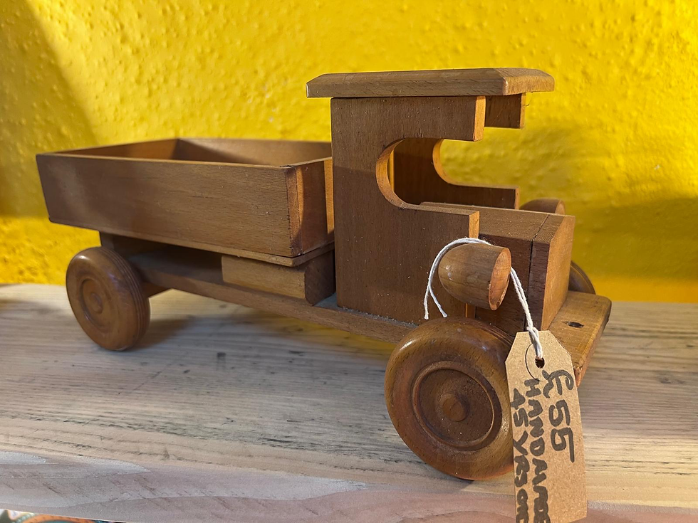Hand made cute wooden truck