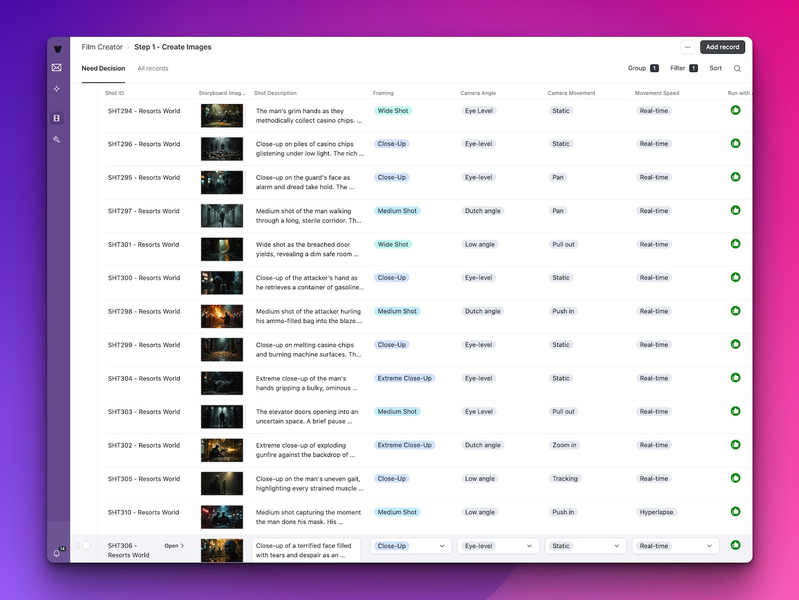 AI-powered automated video production with Airtable