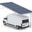 Miniaturbild: Wohnmobil Solarcarport Anbaufeld SPG5-AW inkl. Regenrinne und 12 Solarmodulen