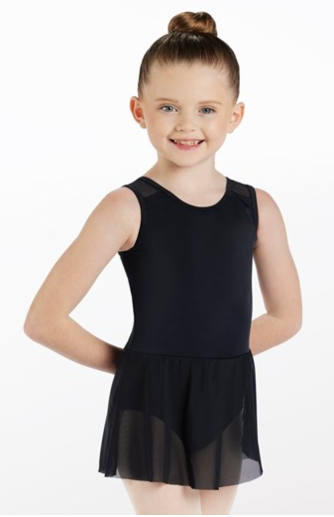 Thumbnail: Kids Mesh Shoulder Dress 14838