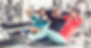 Team of fitness coaches