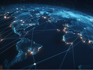 Digitally connected globe