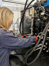 Sarah Turner, AME learner at Port of Blyth