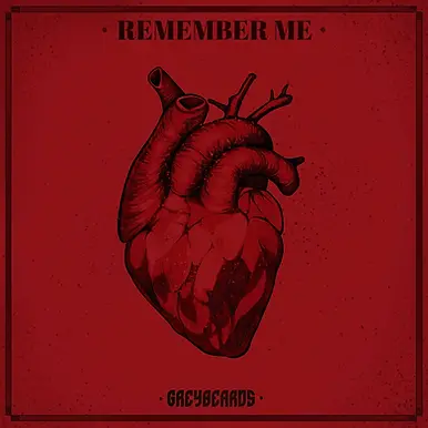 New single Remember Me album cover with a heart