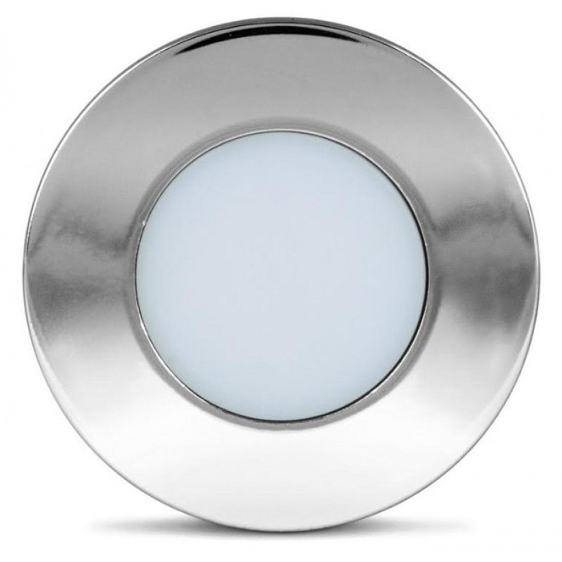 Miniatura: LED LINE CIRCULAR CROMADO/LUZ AMARELA