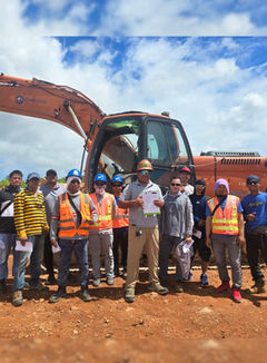 Island CERTS Conducted a practical Excavator training