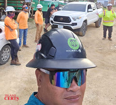 Island CERTS Conducted a morning toolbox before starting the day.