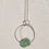 Thumbnail: Zilveren collier met Edelsteen hanger.