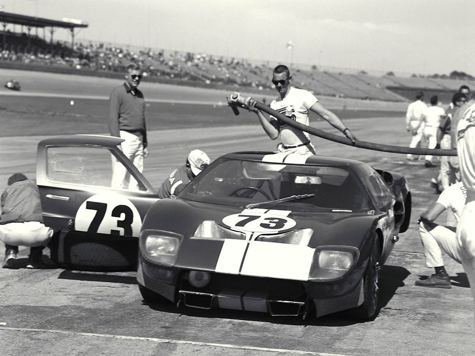 vintage gt40 racecar