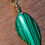 Thumbnail: Leaf shaped Malachite pendant 