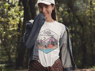 Best Price! Cute Retro Wanderlust Let'S Sleep Under Stars T-Shirt