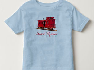 Best Price! FUTURE ENGINEER-T-SHIRT --RED CABOOSE TODDLER T-SHIRT