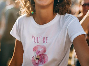 Top 5! Modern You Are Flamazing Beauty Pink Flamingo T-Shirt