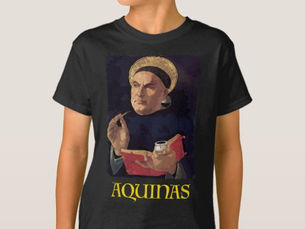 Big Deals! Saint Thomas Aquinas Painting Catholic T-Shirt