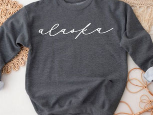 Best Price! Alaska Script State Women’s Sweatshirt