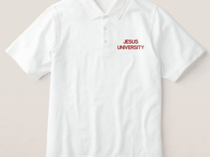 Big Deals! Jesus University Embroidered Polo