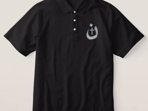 Top 5! Christian Nazarene Symbol Cross Solidarity Embroidered Polo Shirt