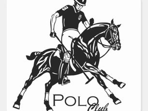 Best Deals! equestrian polo sport club square sticker