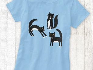 Best Price! Black and White Tuxedo Cat T-Shirt