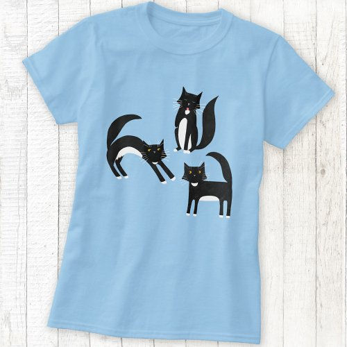 Best Price! Black and White Tuxedo Cat T-Shirt